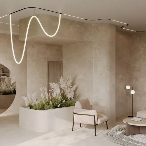 Maytoni Technical TRA044-angle.12B Коннектор радиусный R300 Exility встраиваемый под ГКЛ 12,5мм, черный, изображение 7