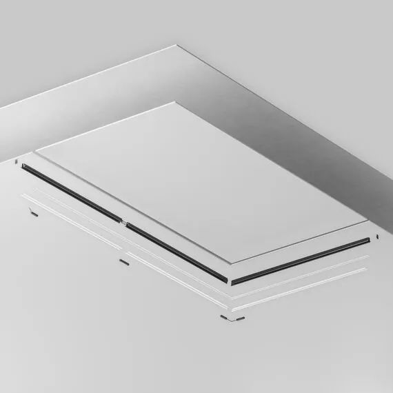 Maytoni Technical TRX034LS-222B Шинопровод магнитный встраиваемый под 12,5 мм с каналом под светодиодную ленту Exility, изображение 5