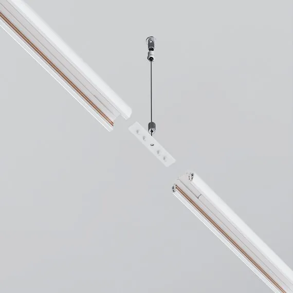 Maytoni Technical TRAM034CI-R-41W Коннектор прямой для круглого низкопрофильного шинопровода Exility, изображение 4