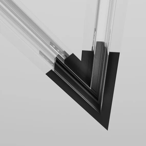 Maytoni Technical TRA034CLS-42.12B Коннектор угловой 45° встраиваемый под ГКЛ 12,5мм, черный Exility, изображение 5