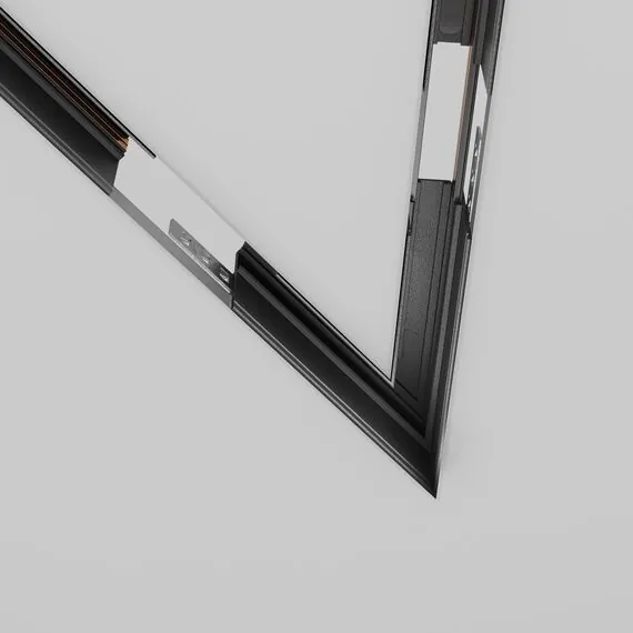 Maytoni Technical TRA034CLS-42.12B Коннектор угловой 45° встраиваемый под ГКЛ 12,5мм, черный Exility, изображение 4