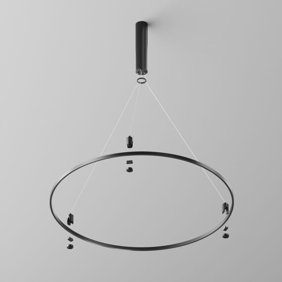 Maytoni Technical TRX154-R-D800-B Шинопровод магнитный Flarity, изображение 5