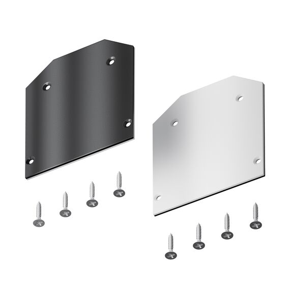 Maytoni Technical TRA034MPEC-1 Заглушка торцевая к профилю Exility черный/белый 2 шт,