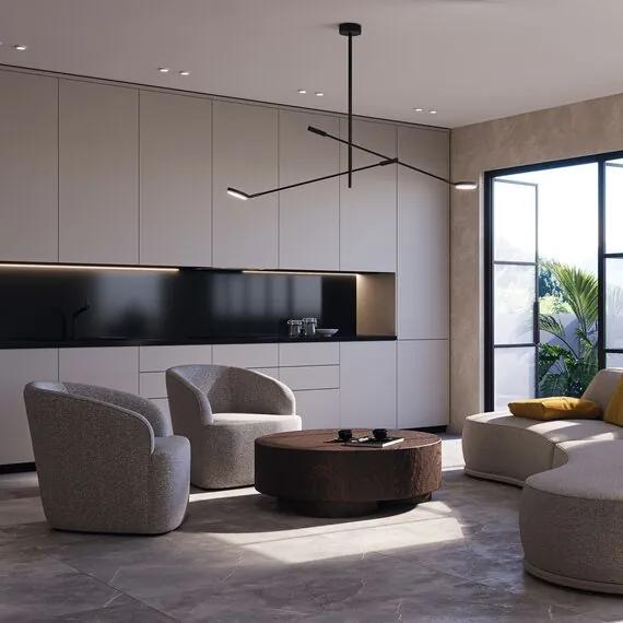 Maytoni MOD070CL-L15B3K1 Люстра на штанге светодиодная Fad, изображение 3