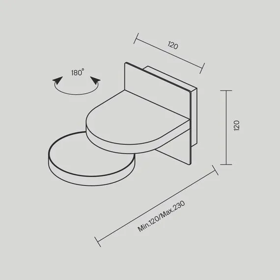 Maytoni Decorative MOD354WL-L12W3K Светильник настенный светодиодный Flap, изображение 6