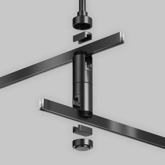 Maytoni Technical TRA158C-D1-B Крепление потолочное двойное 300мм Flarity, изображение 4