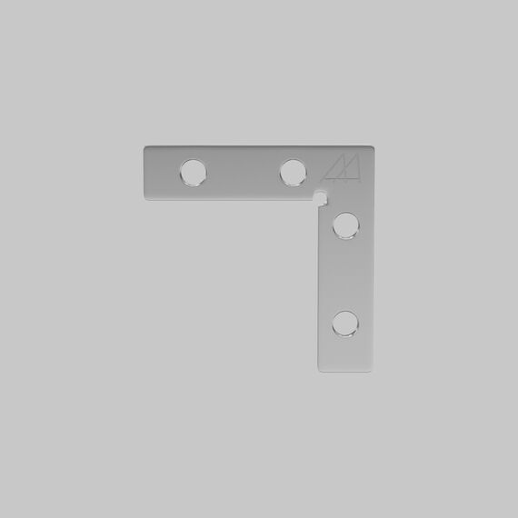 Maytoni TRA034D-CL-42S Комплект угловых соединителей для демпферного шинопровода, 4 шт Exility, изображение 2