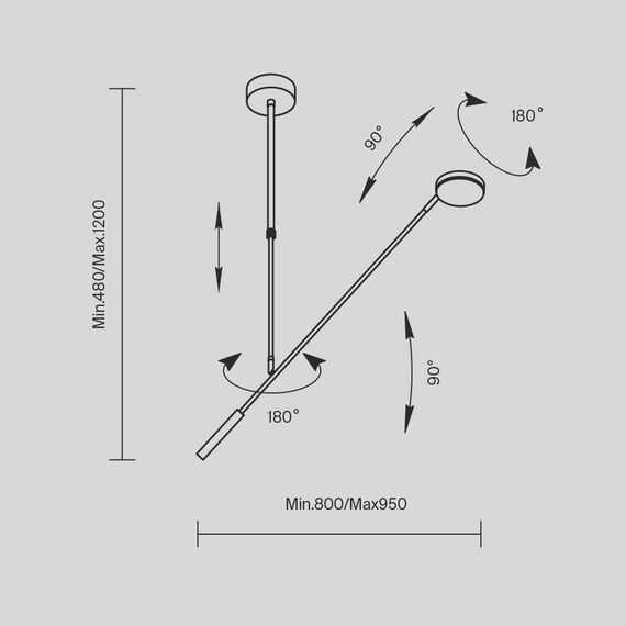 Maytoni Decorative MOD070CL-L8B3K Светильник потолочная светодиодный Fad, изображение 4