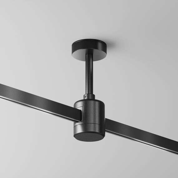 Maytoni Technical TRA156C-IPC1-B Крепление потолочное 78 мм с прямым коннектором питания Flarity, изображение 2