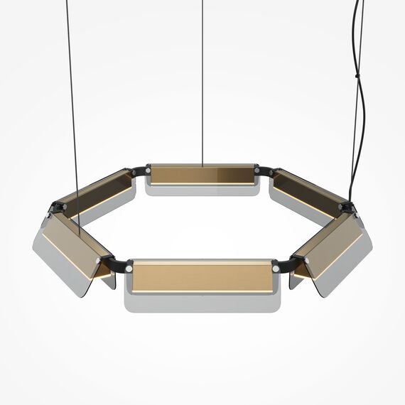 Maytoni Decorative MOD296PL-L40BS3K Люстра подвесная светодиодная Flat, изображение 4