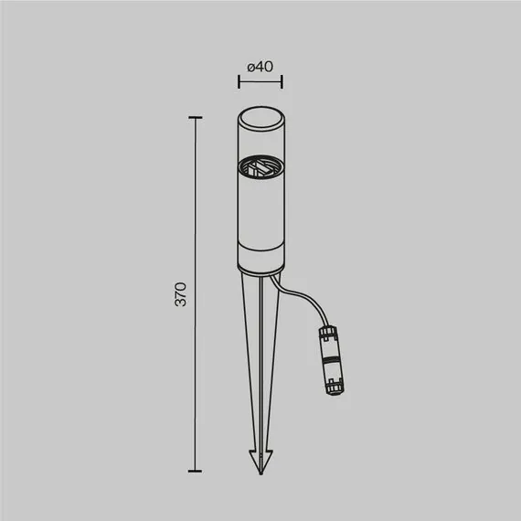 Maytoni Outdoor O437FL-01GF Уличный грунтовый светильник Glide, изображение 7