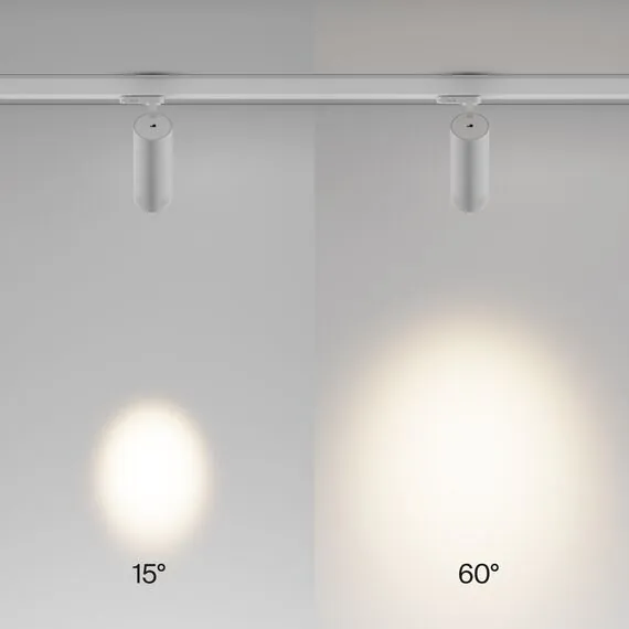 Maytoni Technical TR198-3-20W2.7K-Z-W Трековый трехфазный светодиодный светильник Trinity Focus Zoom, изображение 4