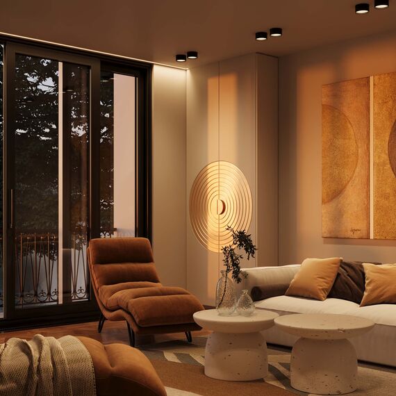 Maytoni Technical C091CL-12W3K-B Светильник потолочный светодиодный Glare, изображение 7