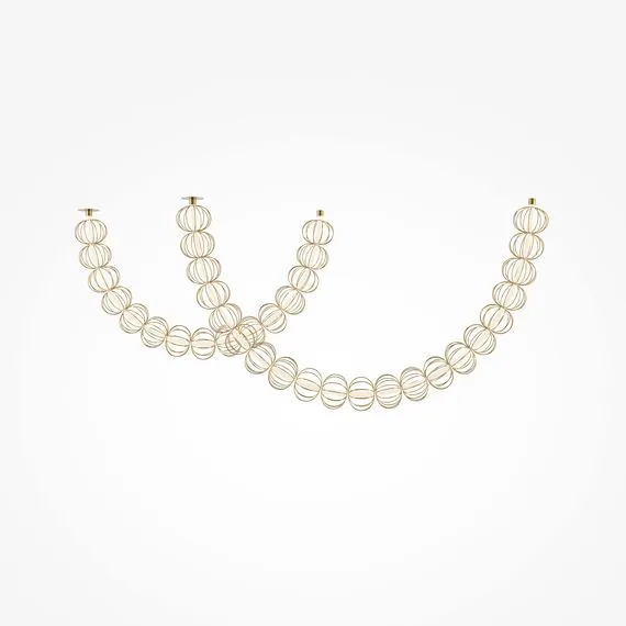 Maytoni Decorative MOD216PL-L42G3K Светильник подвесной светодиодный Golden Cage, изображение 3