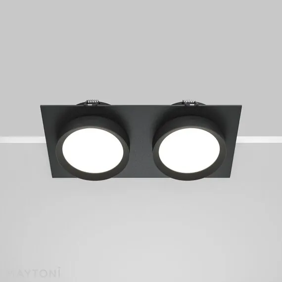 Maytoni Technical DL086-02-GX53-SQ-B Светильник встраиваемый Hoop, изображение 4