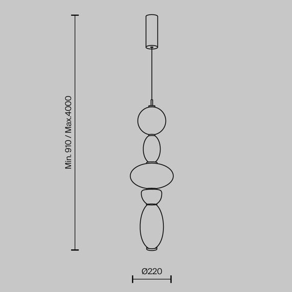 Maytoni Decorative MOD297PL-L24BS3K1 Светильник подвесной светодиодный Adore, изображение 7