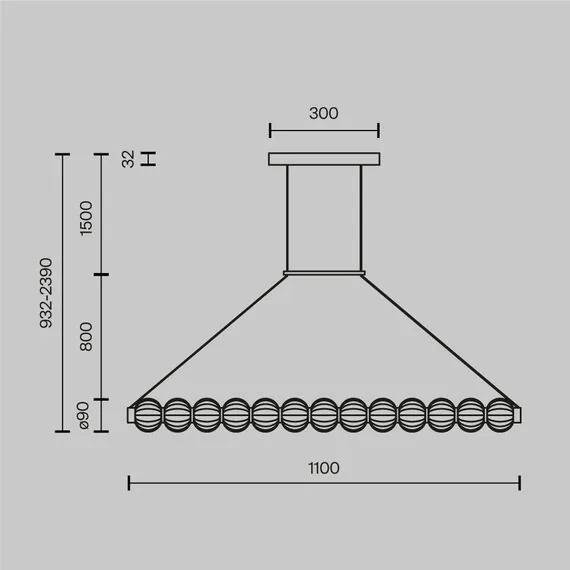 Maytoni Decorative MOD555PL-L18G3K Подвесной светильник Amulet, изображение 6