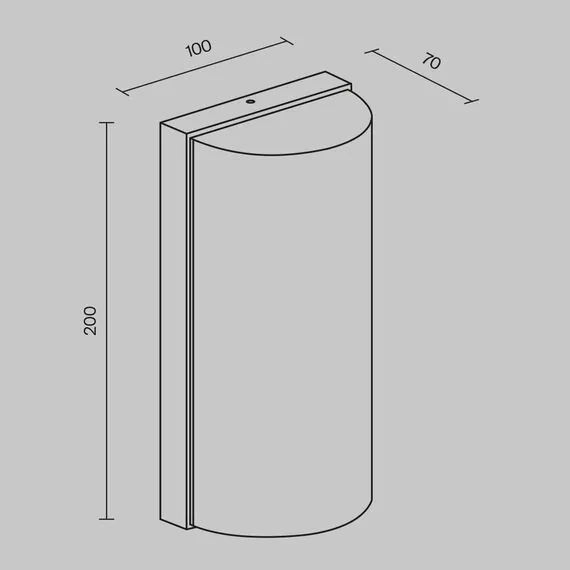 Maytoni Outdoor O454WL-L10GF3K1 Настенный светильник Badd, изображение 2