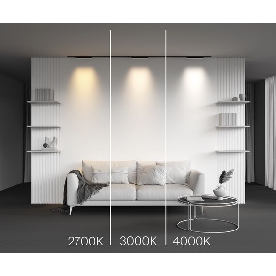 Maytoni Technical TR192-1-8W3K-B Трековый магнитный светодиодный светильник Levity Basis, изображение 6