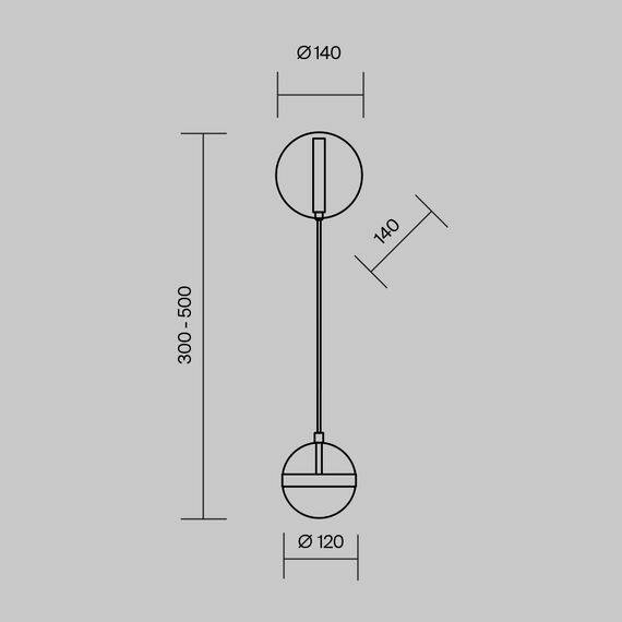 Maytoni Decorative MOD295WL-L12BBS3K Бра Area, изображение 2