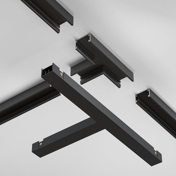 Maytoni Technical TRA172TPC-1B Коннектор Т- образный питания Basity, изображение 4