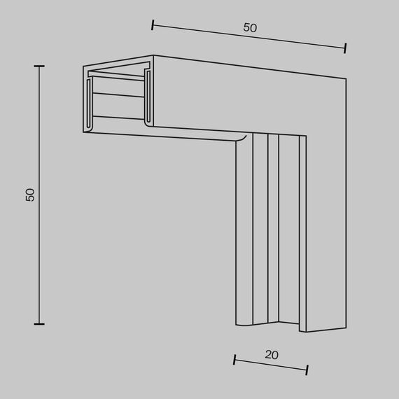 Maytoni Technical TRA172ICL-11B Коннектор угловой внутренний Basity, изображение 6