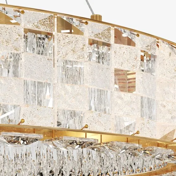 Maytoni Decorative MOD336PL-L130G3K Люстра подвесная светодиодная Castello, изображение 2