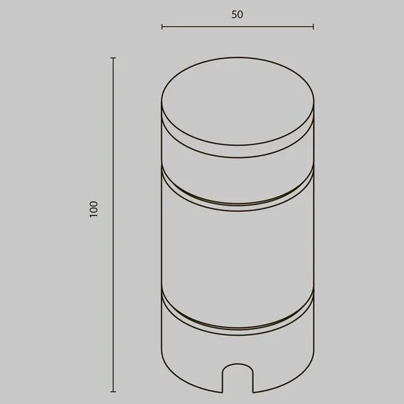 Maytoni O474FL-L2GF3K Уличный ландшафтный светодиодный светильник Brill, изображение 9