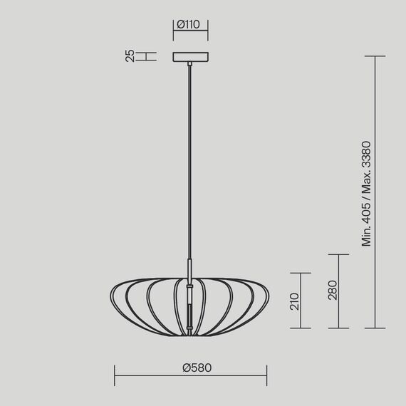 Maytoni MOD398PL-01GR1 Светильник подвесной Cambio, изображение 8