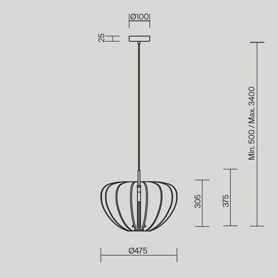 Maytoni MOD398PL-01S Светильник подвесной Cambio, изображение 8