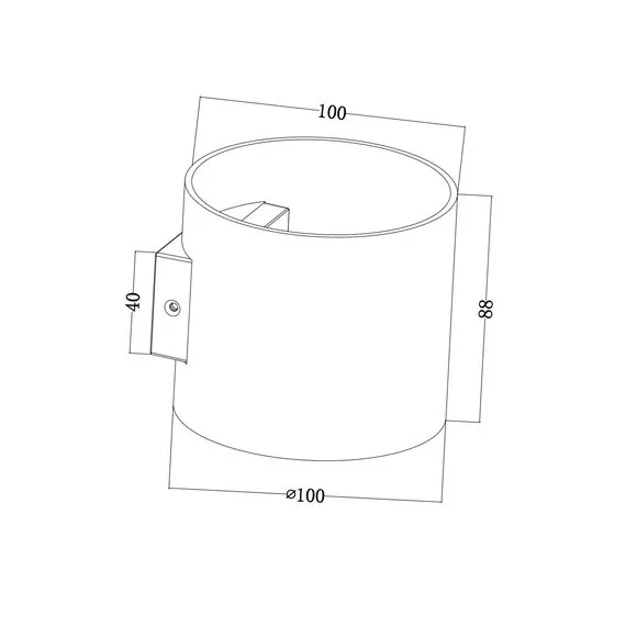 Maytoni Technical C066WL-01MG Настенный светильник Round, изображение 8