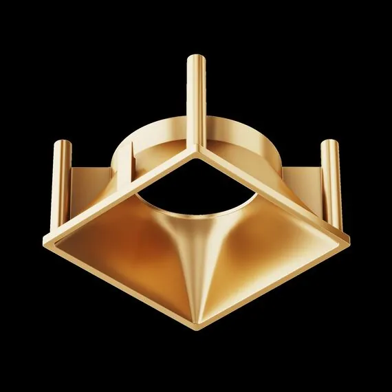 Maytoni Technical C064-01G Рамка декоративная Alfa LED, изображение 3