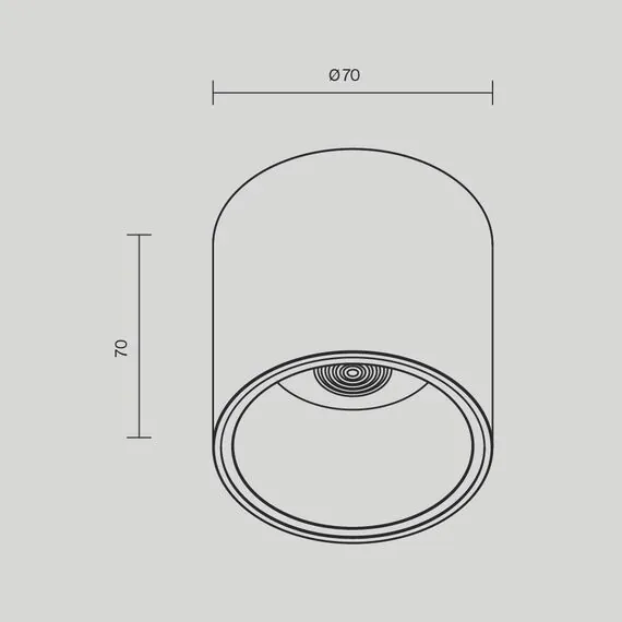 Maytoni Technical C064CL-L12B3K Потолочный светильник Alfa Led, изображение 7