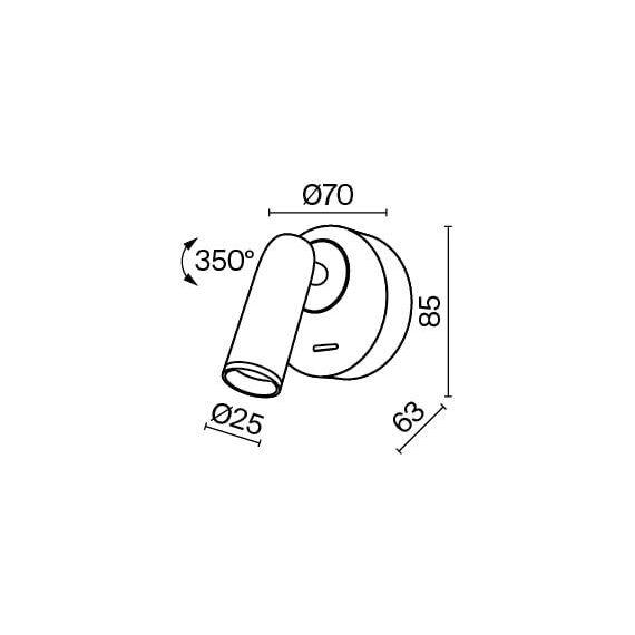 Maytoni Technical C038WL-L3W3K Спот Mirax, изображение 7
