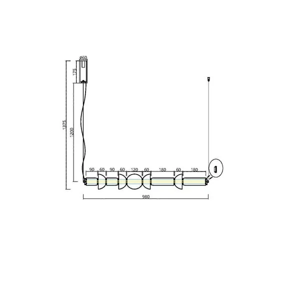 Maytoni Decorative MOD210PL-L39BS3K Светильник подвесной светодиодный Cosmo, изображение 2