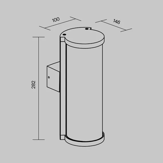 Maytoni Outdoor O451WL-01GF Настенный светильник Conf, изображение 7