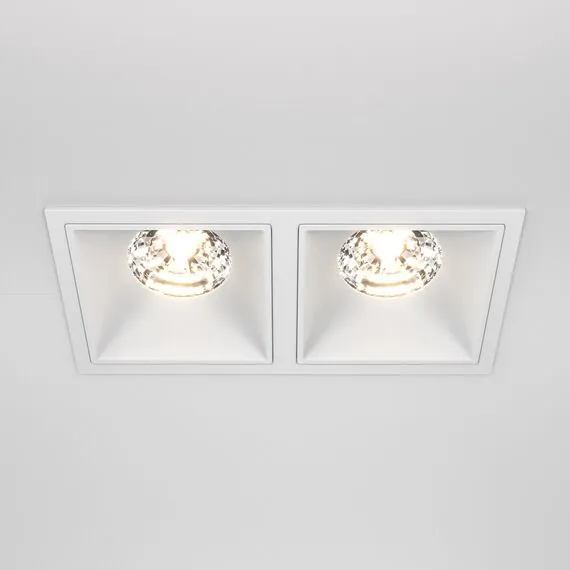 Maytoni Technical DL043-02-15W3K-D-SQ-W Модульный встраиваемый светодиодный светильник диммируемый Alfa LED, изображение 3