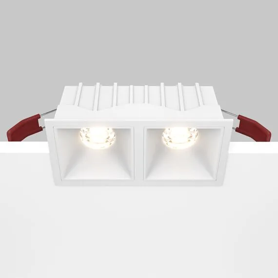 Maytoni Technical DL043-02-10W3K-D-SQ-W Модульный встраиваемый светодиодный светильник диммируемый Alfa LED, изображение 4