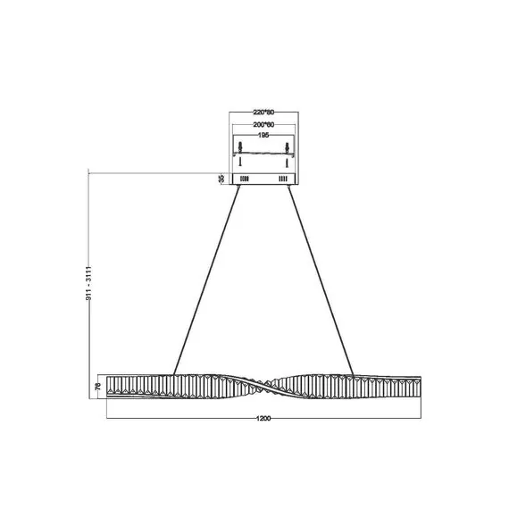 Maytoni Decorative P097PL-L36BS3K Светильник Krone, изображение 7
