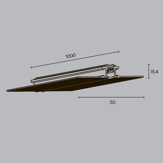 Maytoni Technical TRX184-131B Шинопровод магнитный встраиваемый Levity, изображение 7