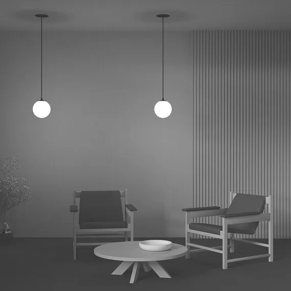 Maytoni Technical P039PL-5W4K-20INS-B Светильник подвесной светодиодный Luna, изображение 4