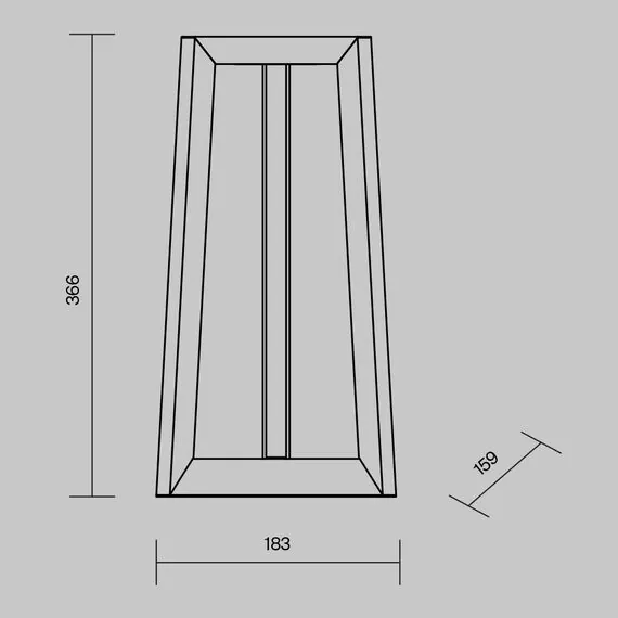 Maytoni O466FL-L12B3K Уличный ландшафтный светодиодный светильник Luft, изображение 9