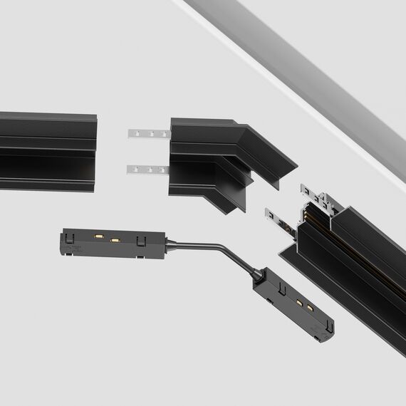 Maytoni Technical TRA010CLO-42B Угол для соединения 135° встраиваемого однофазного шинопровода Gravity, изображение 4