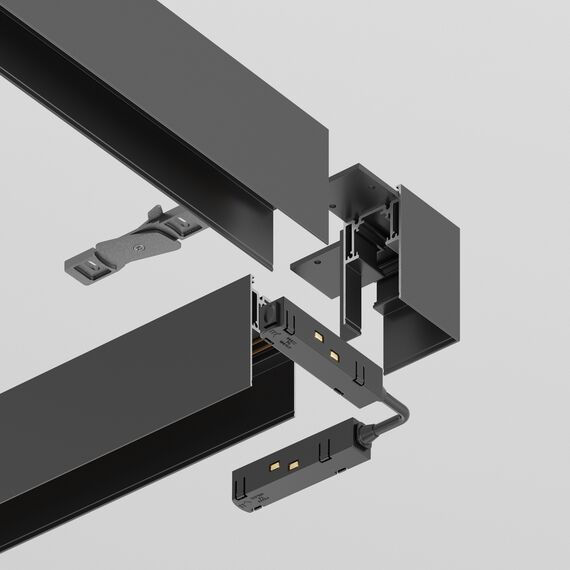 Maytoni Technical TRX010CL-21B Угол для накладного магнитного шинопровода Gravity, изображение 3