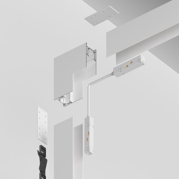 Maytoni Technical TRX010ICL-21W Угол внутренний для накладного магнитного шинопровода Gravity, изображение 4