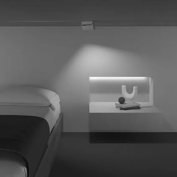 Maytoni Technical TR077-2-10W3K-W Трековый магнитный светодиодный светильник Points Rot Gravity, изображение 4