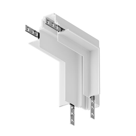 Maytoni Technical TRA004ICL-22W Угловой коннектор внутренний для встраиваемого магнитного шинопровода S35