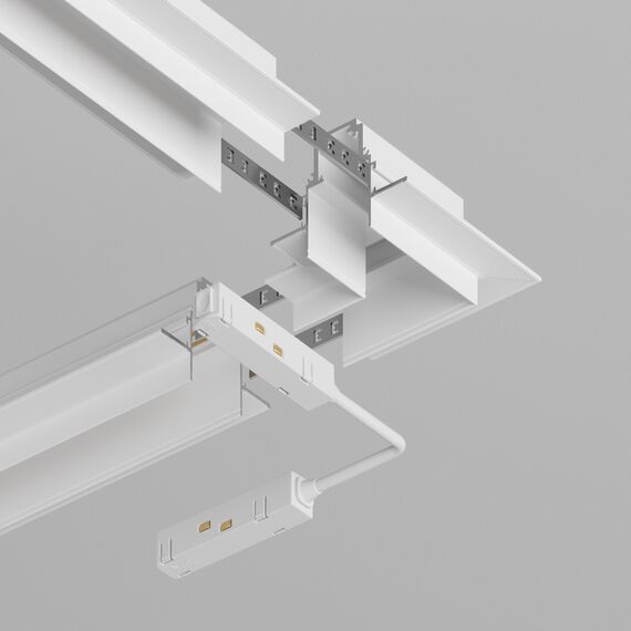 Maytoni Technical TRA004CL-22W Коннектор угловой для встраиваемого магнитного шинопровода S35, изображение 4