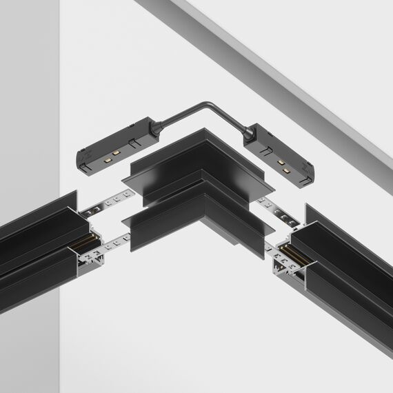 Maytoni Technical TRA004OCL-22B Угол внешний для магнитного шинопровода S35, изображение 4