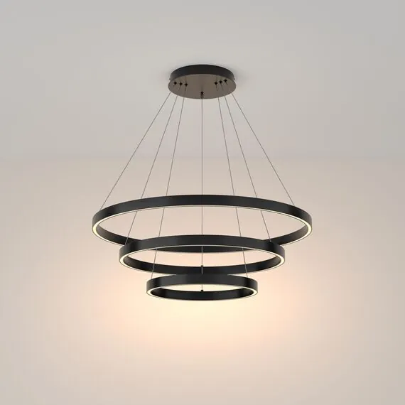 Maytoni Decorative MOD058PL-L100B3K Люстра светодиодная подвесная Rim, изображение 3